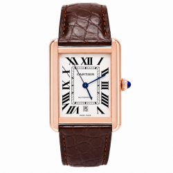 Cartier Tank Solo XL W5200026 18K Rose Gold Watch